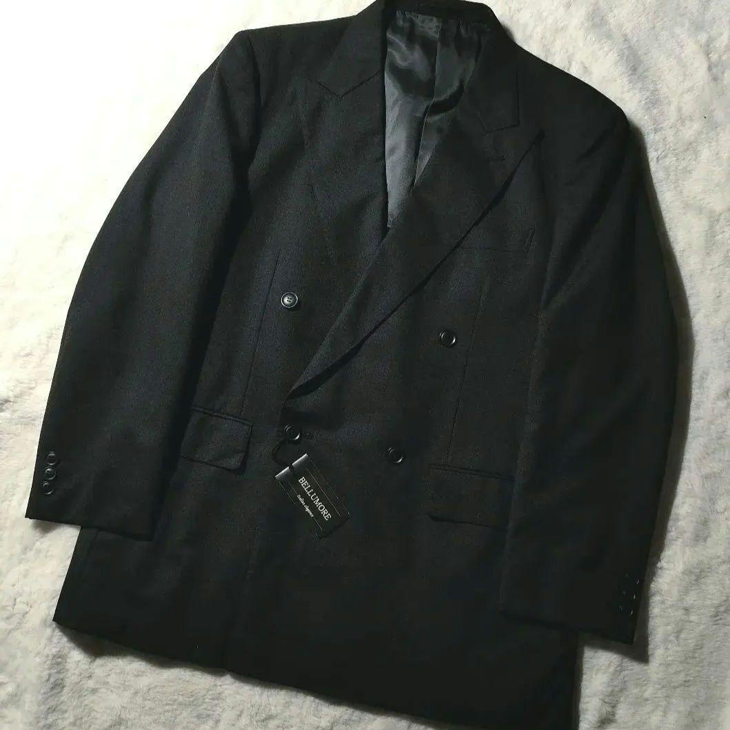 【美品タグ付き】BELLUMORE ダブル スーツ セットアップ 黒