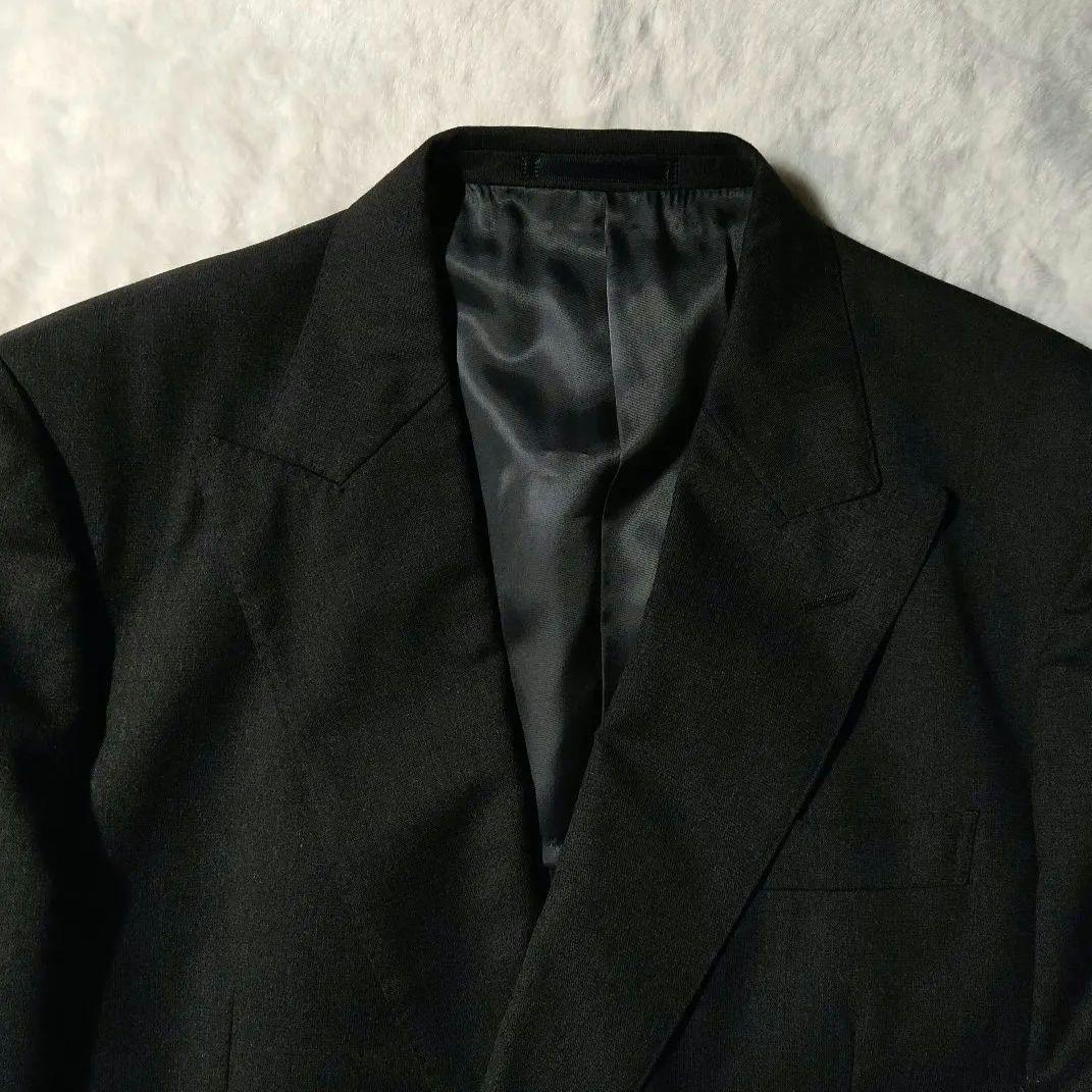 【美品タグ付き】BELLUMORE ダブル スーツ セットアップ 黒