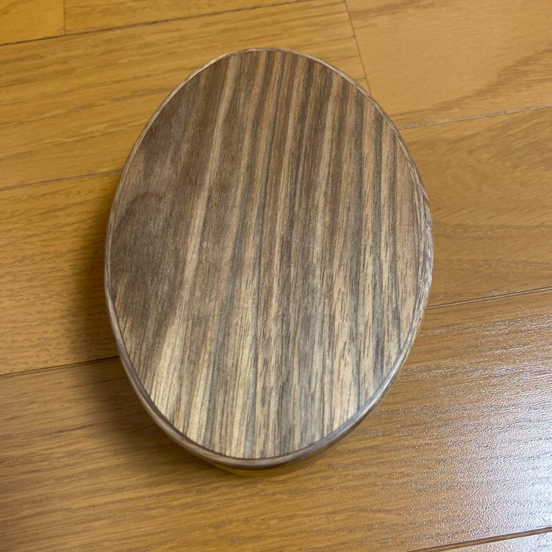木製の楕円形弁当箱 狐崎ゆうこさんお弁当箱