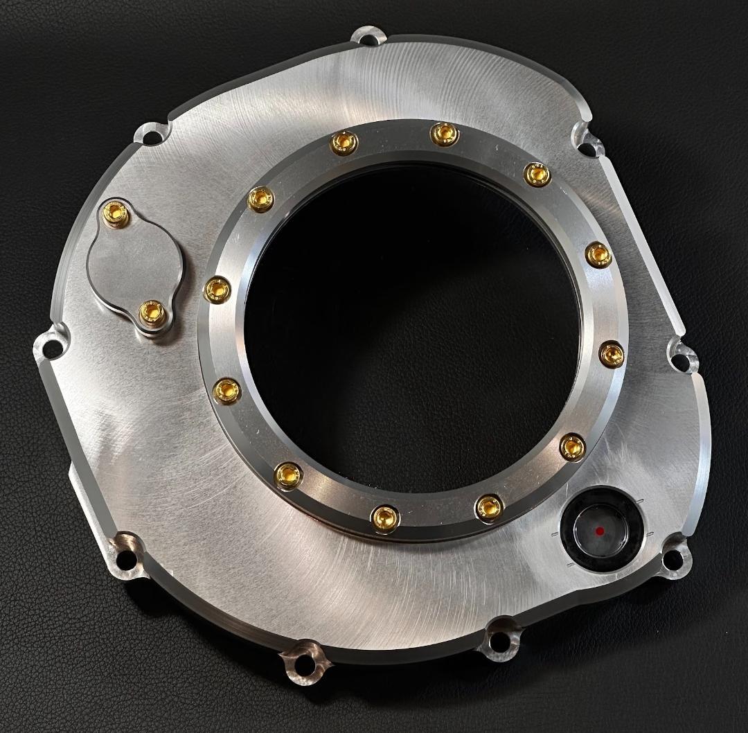 アルミビレット ゼファー1100/RS スケルトン クラッチカバー m580