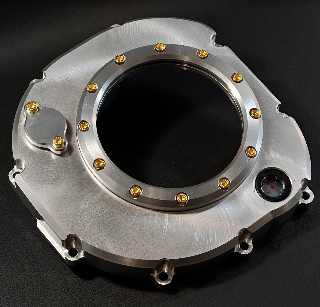 アルミビレット ゼファー1100/RS スケルトン クラッチカバー m580