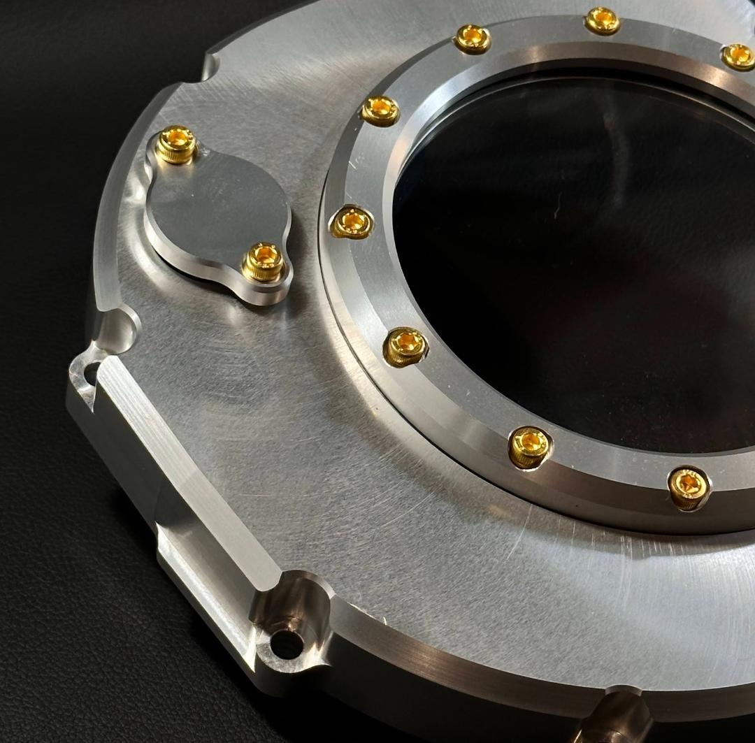 アルミビレット ゼファー1100/RS スケルトン クラッチカバー m580