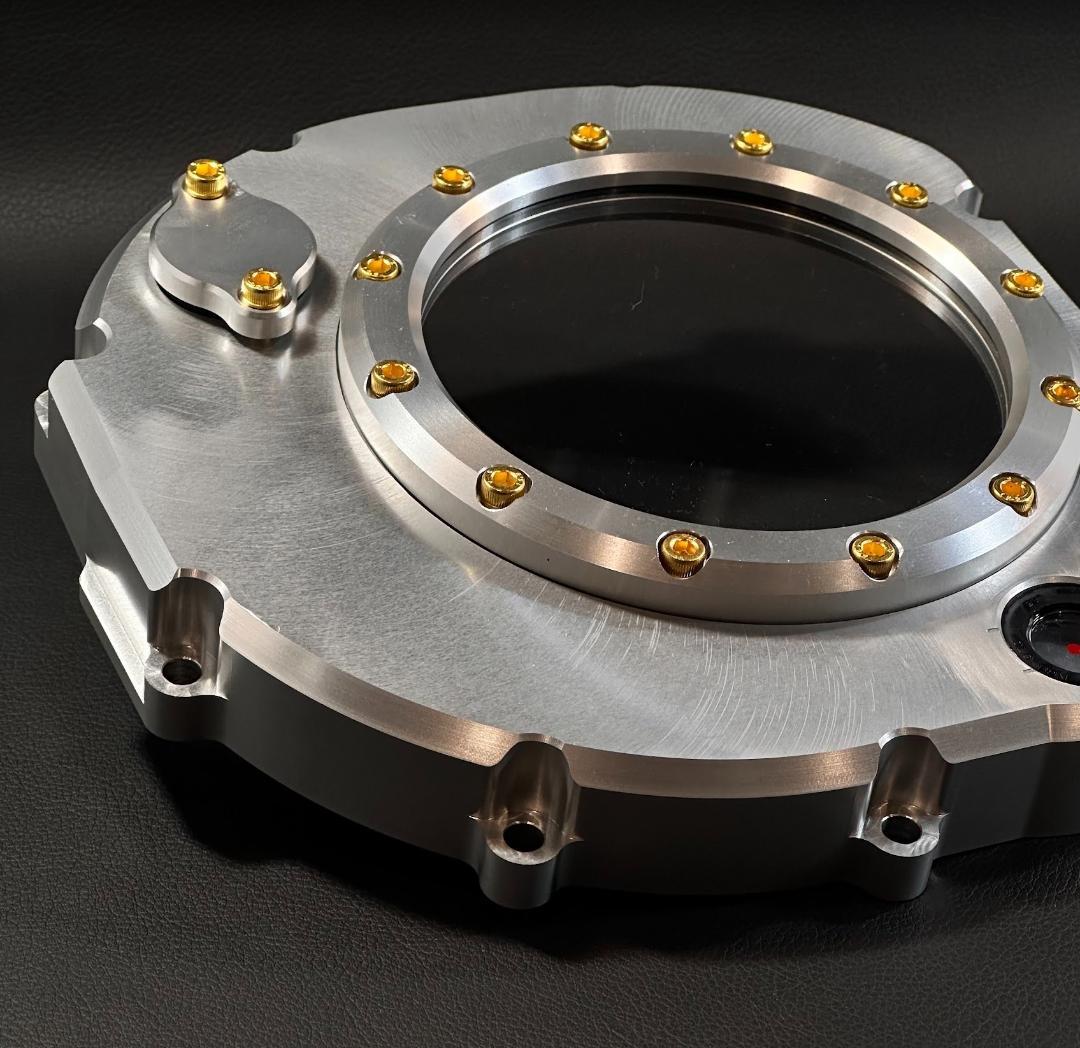 アルミビレット ゼファー1100/RS スケルトン クラッチカバー m580