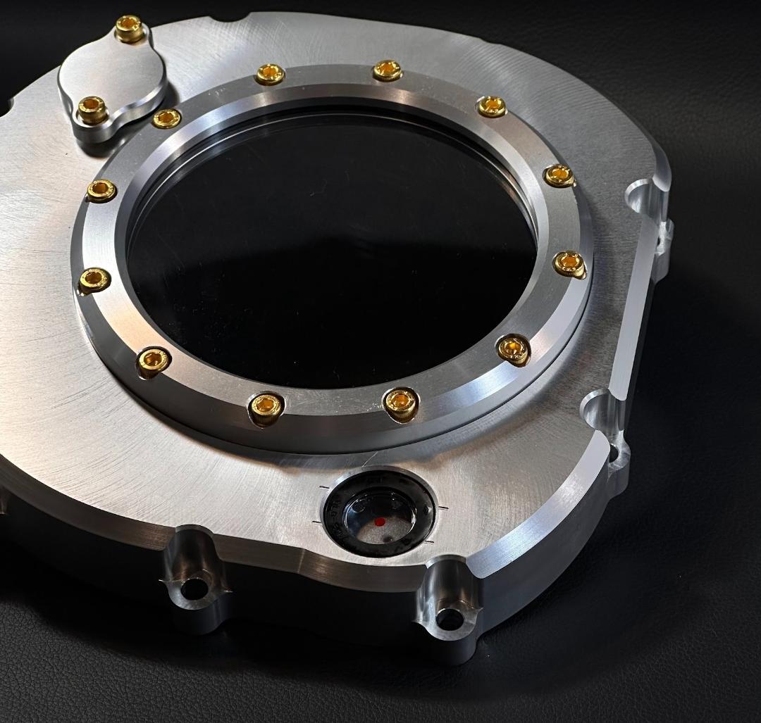 アルミビレット ゼファー1100/RS スケルトン クラッチカバー m580