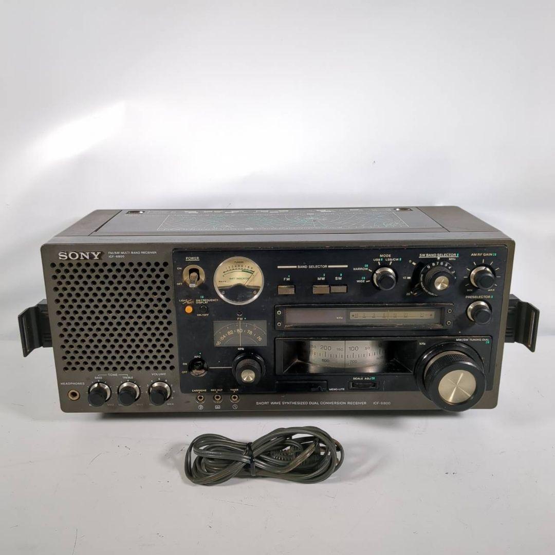 動作確認済み 美品 Sony ICF-6800 31バンドマルチバンドレシーバー
