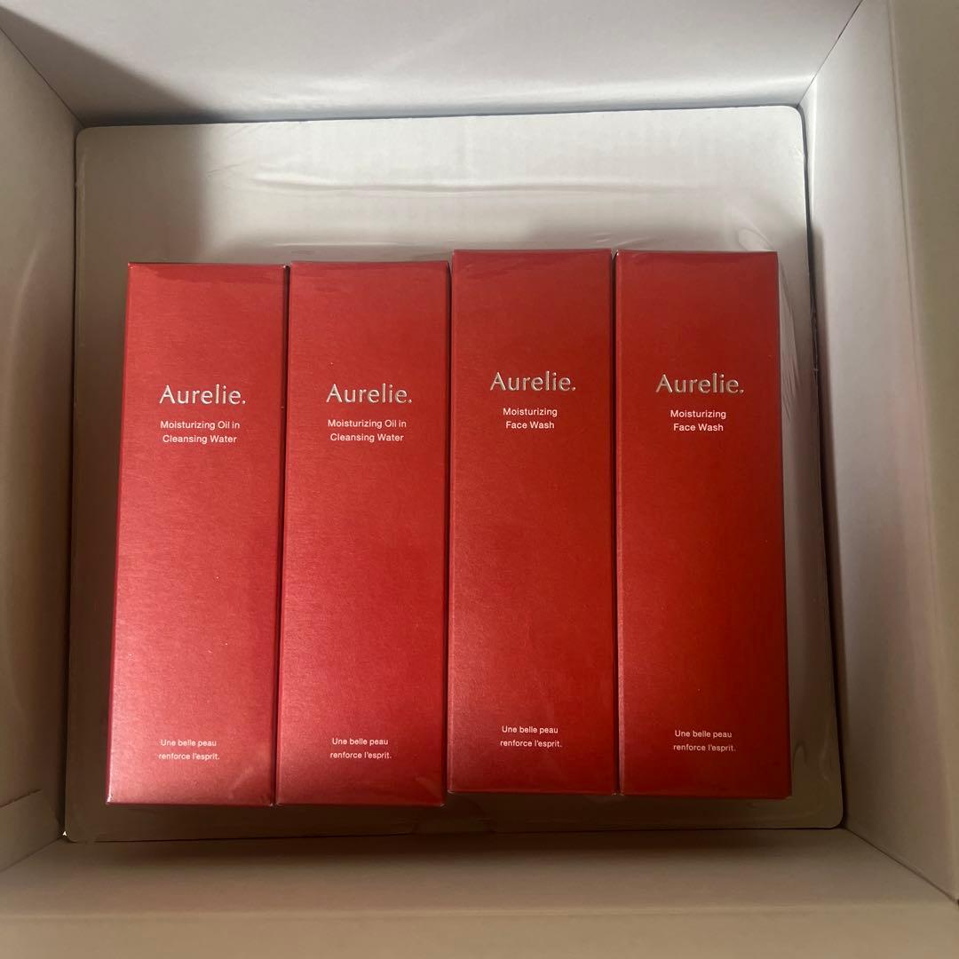Aurelie.（オーレリー） クレンジング＆洗顔料 4本セット　新品