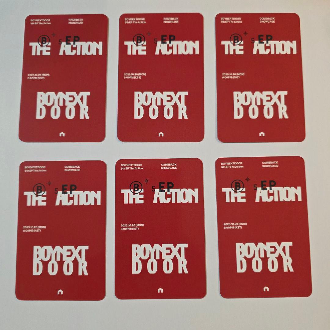 BOYNEXTDOOR The Action ショーケース 会場特典セット