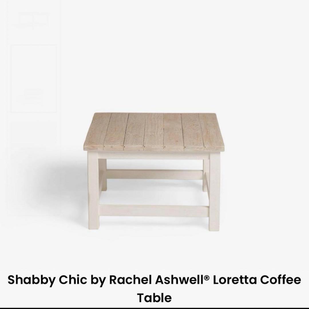 サイドテーブル・ナイトテーブル・ローテーブル Rachel Ashwell Loretta Coffee Table