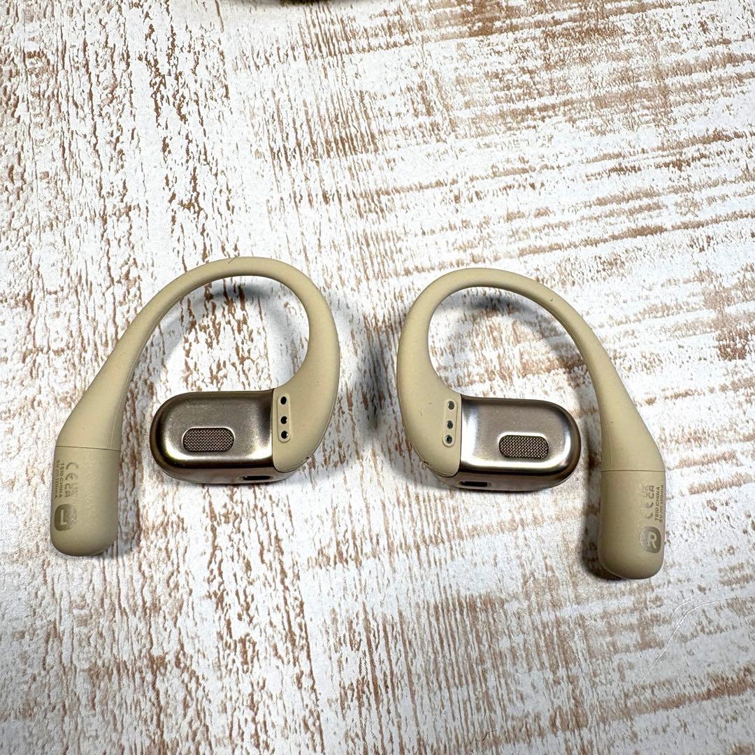 SHOKZ OPENFIT ベージュ（オープンイヤー型ワイヤレスイヤホン）