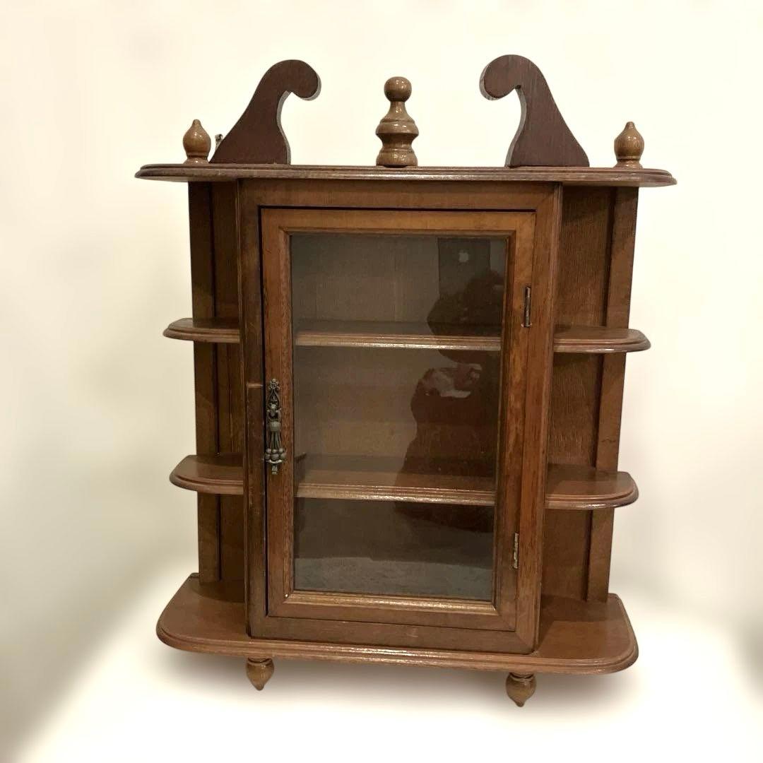 木製ガラスケース ディスプレイキャビネット