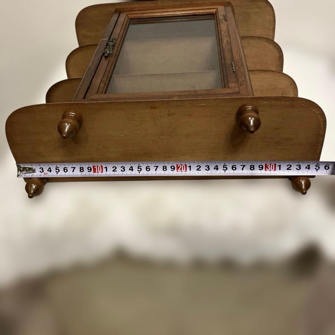 木製ガラスケース ディスプレイキャビネット