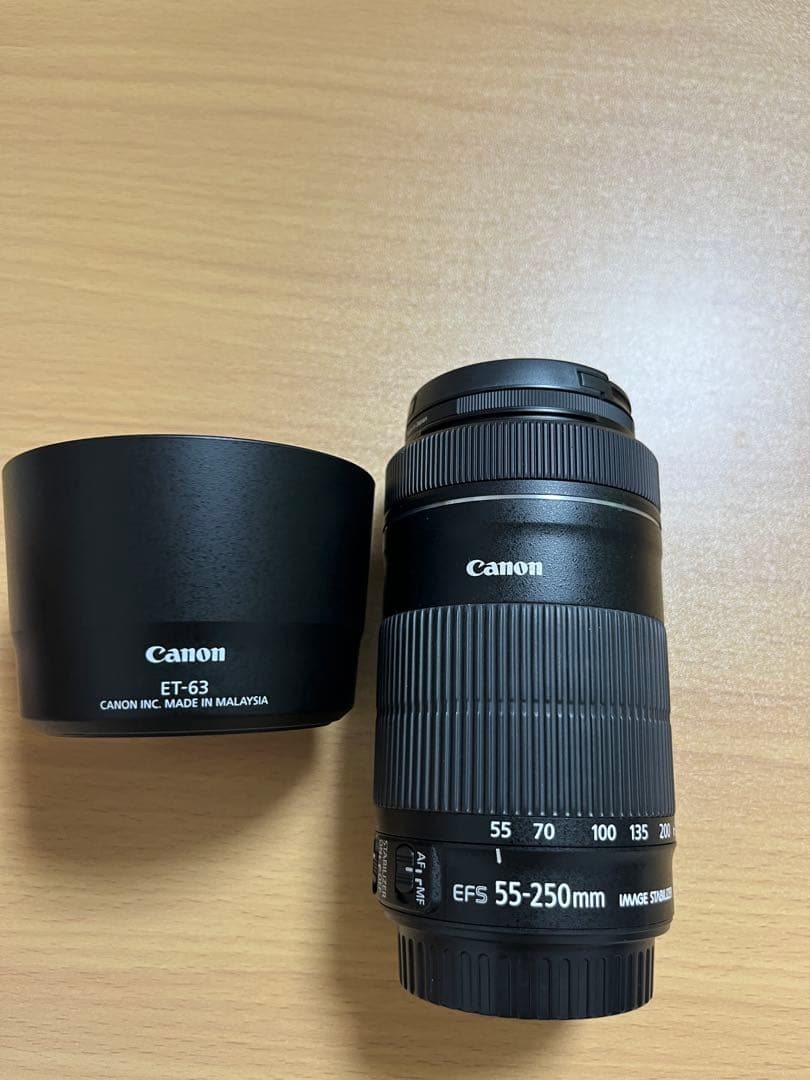 レンズ(ズーム) canon efs55-250mm F4-5.6 IS STM