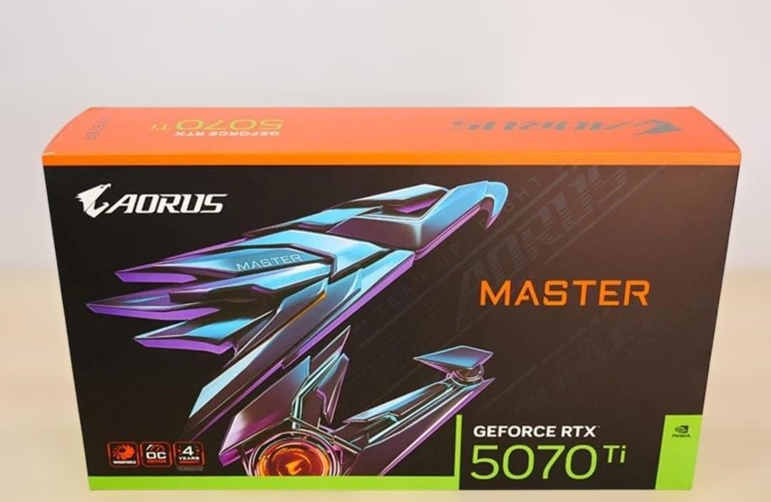 グラフィックボード・グラボ・ビデオカード GIGABYTE AORUS GeForce RTX5070Ti MASTER