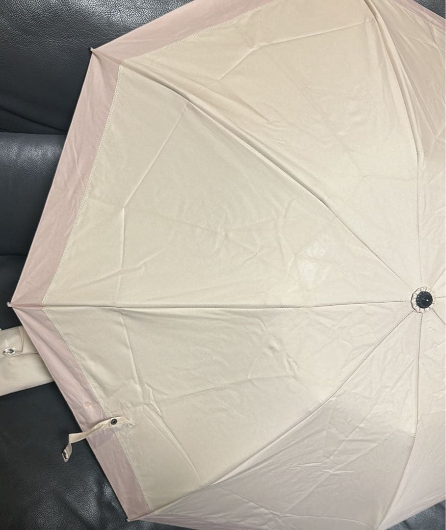 芦屋ロサブラン　完全遮光　3段折りたたみ傘　日傘　50cm 晴雨兼用　傘袋付