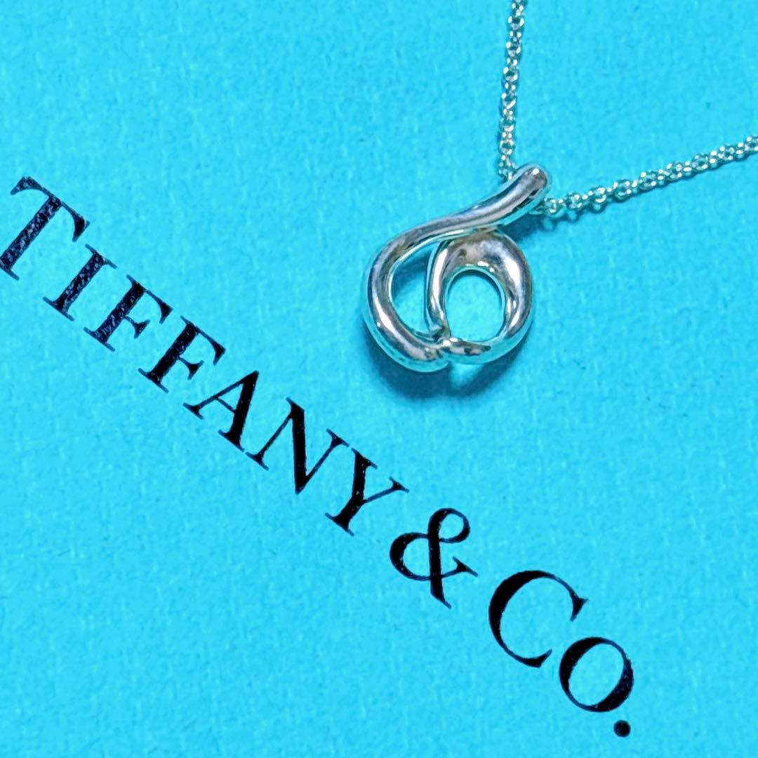 【美品】Tiffany ティファニー ウェーブ ネックレス シルバー925