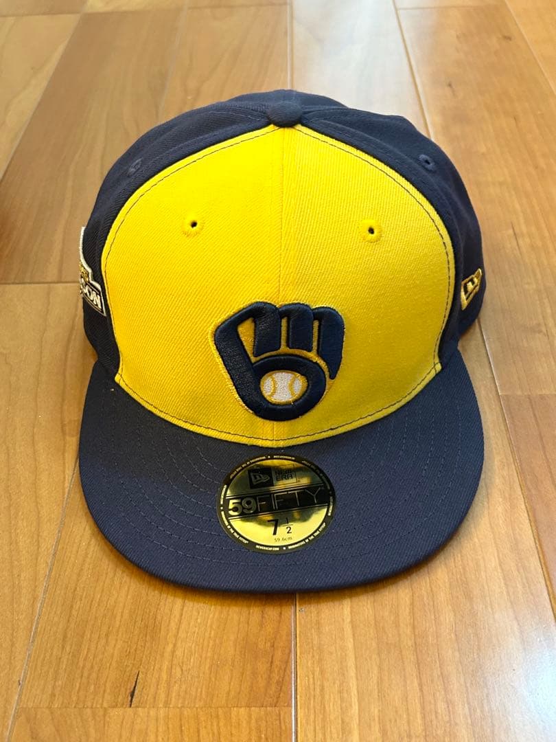 新品 ブリュワーズ2025ポストシーズン59FIFTY キャップ 7 1/2