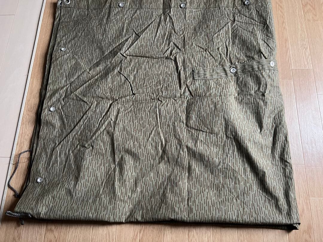 ［軍幕］東ドイツ軍　レインドロップカモポンチョテント