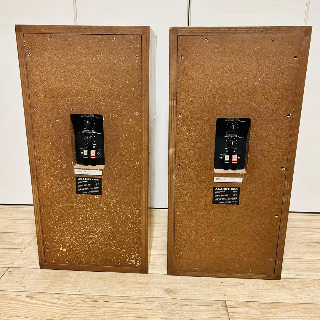 【希少】AKAI ST-300 ペア 3way 3スピーカー 大型
