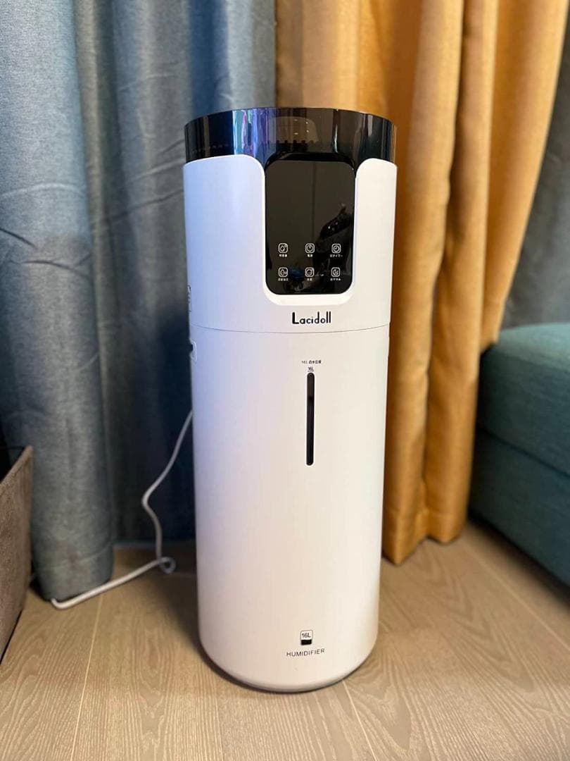 大容量4段階霧量調節タワー式加湿器 空焚き防止機能付き