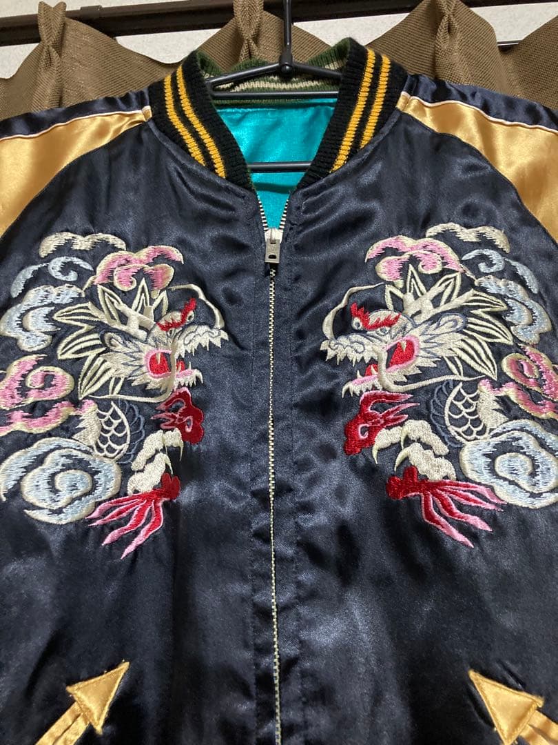 BEAMS × TOYOテーラー東洋　スカジャン希少金黒　スーベニア　レディース