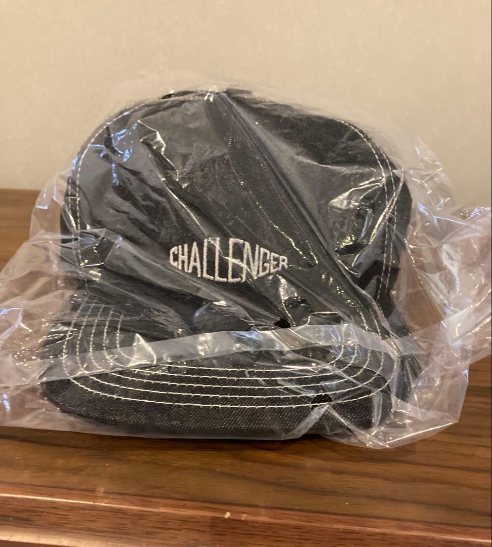 challenger デニム　ロゴ　キャップ
