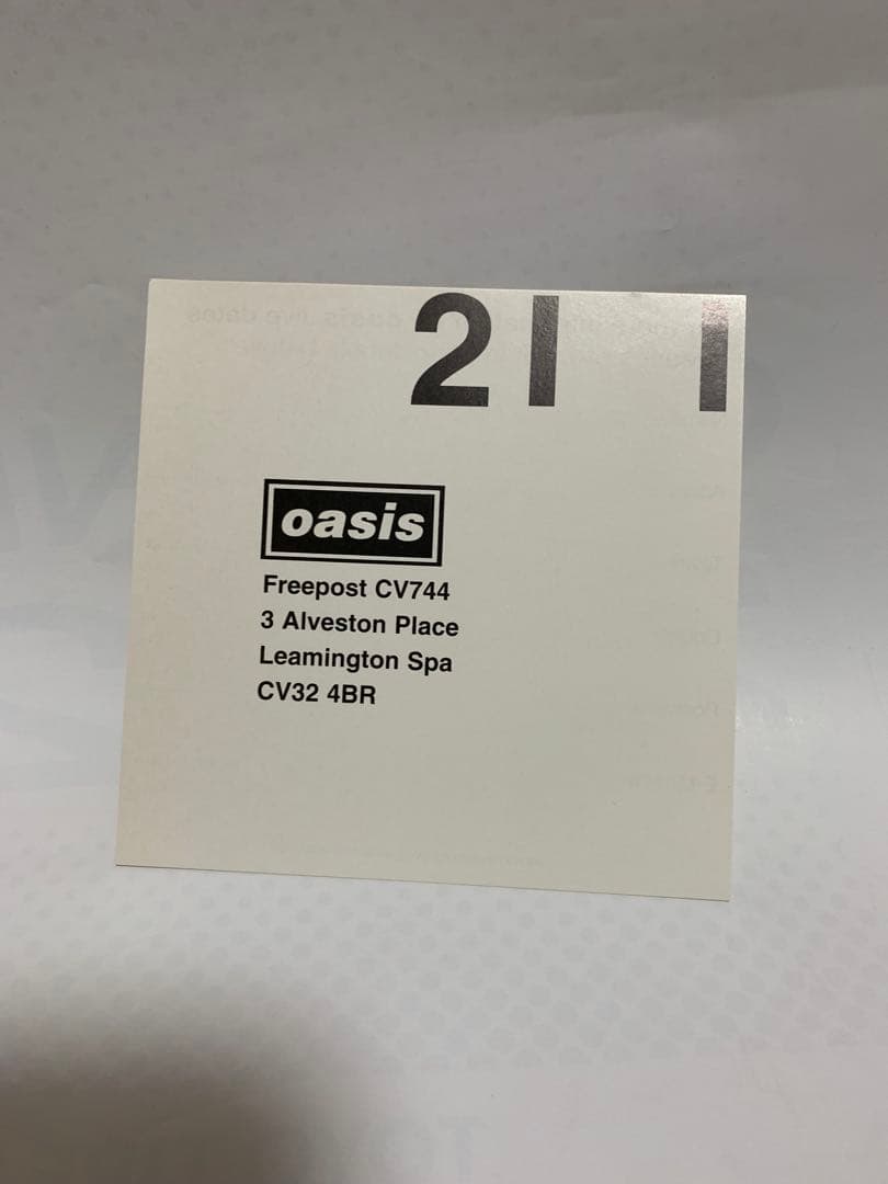 oasis Roll With It レコード