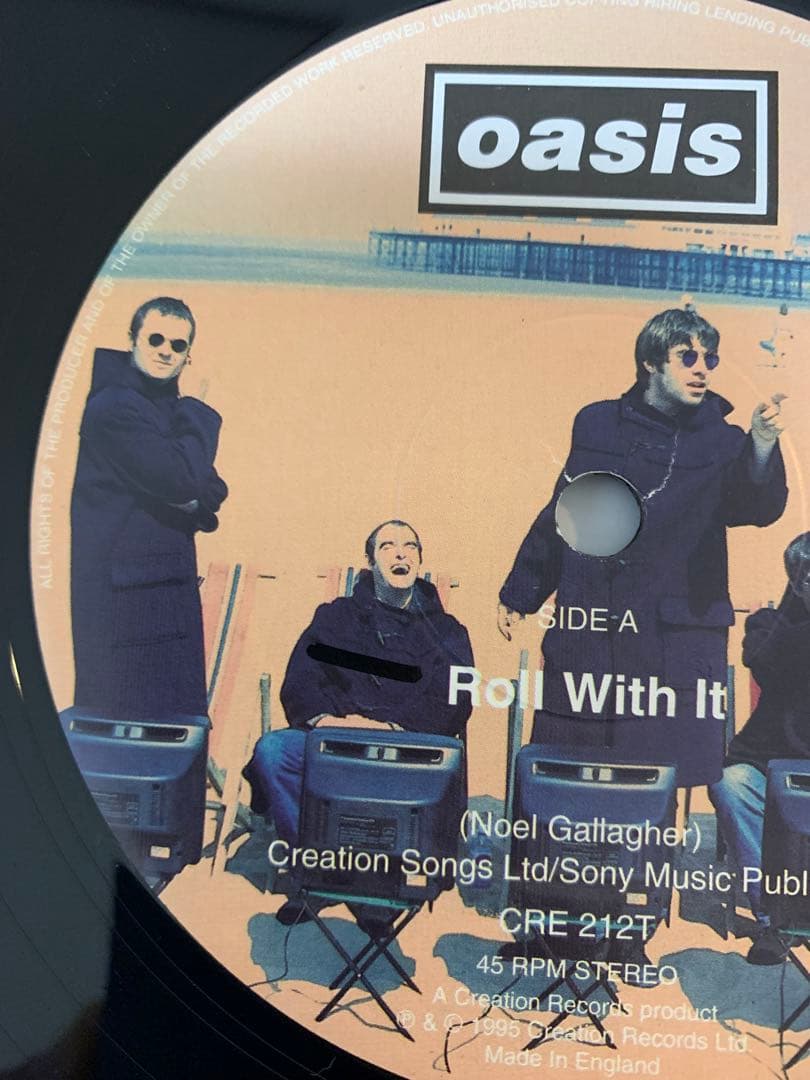 oasis Roll With It レコード