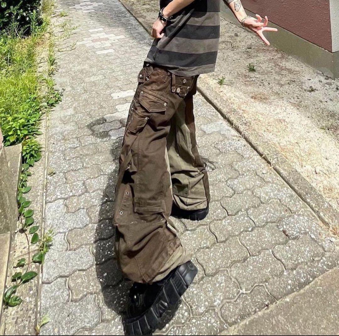 mmoption（ミリオプション）リメイクカーゴパンツ一点物