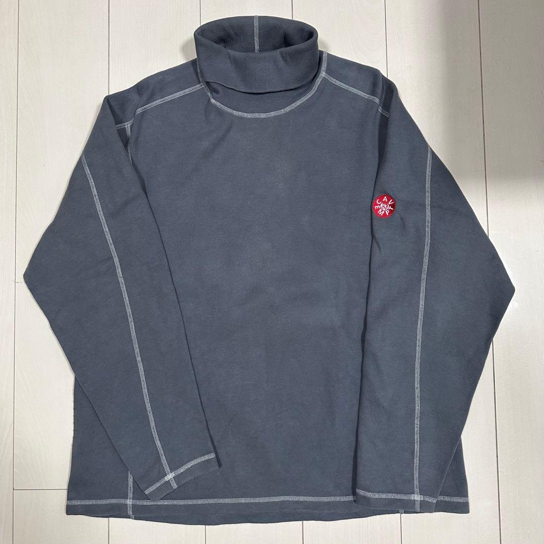 トップス TURTLE NECK DBL KNT LONG SLEEVE T L