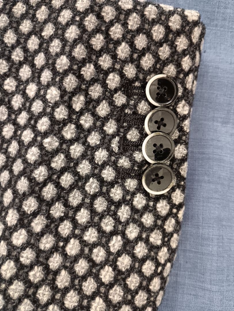 定価26万　三浦知良着用モデル　ジオベルナルド　46　ネイビー　福島ユナイテッド