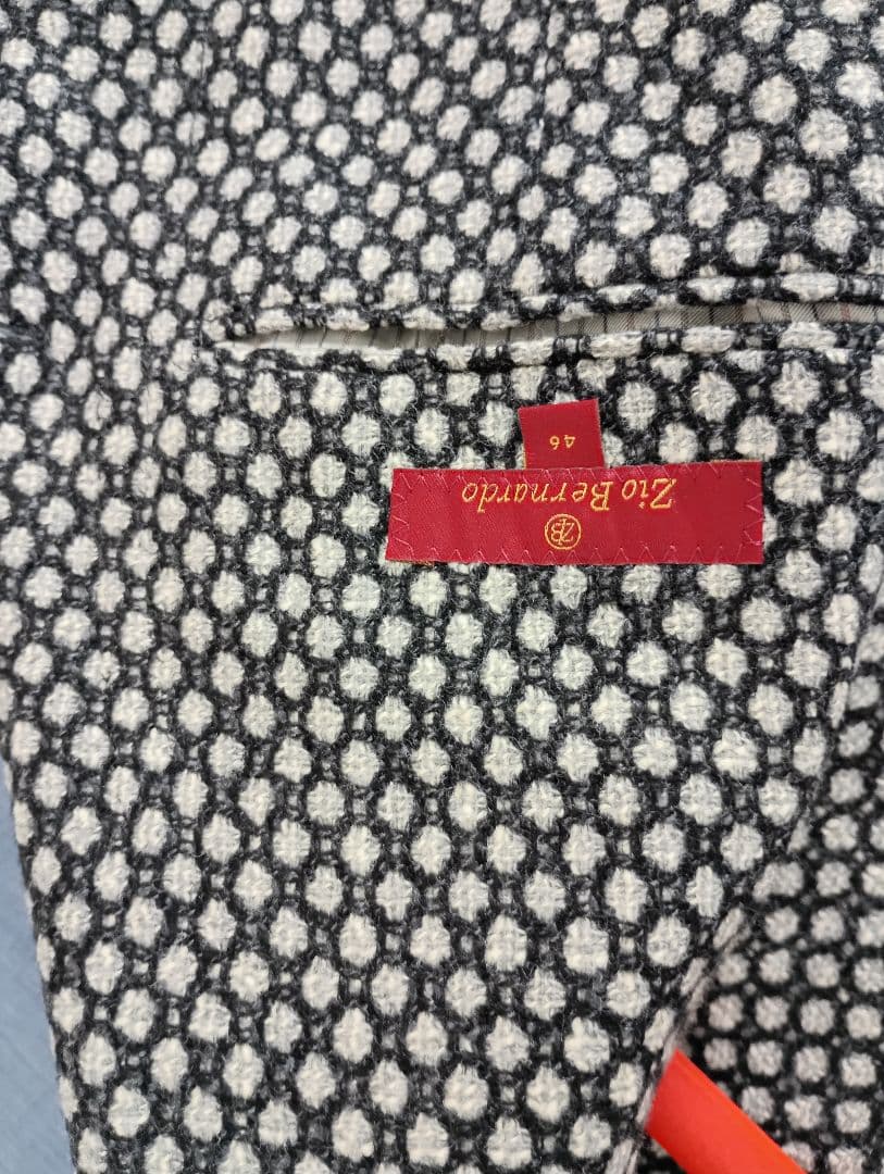 定価26万　三浦知良着用モデル　ジオベルナルド　46　ネイビー　福島ユナイテッド