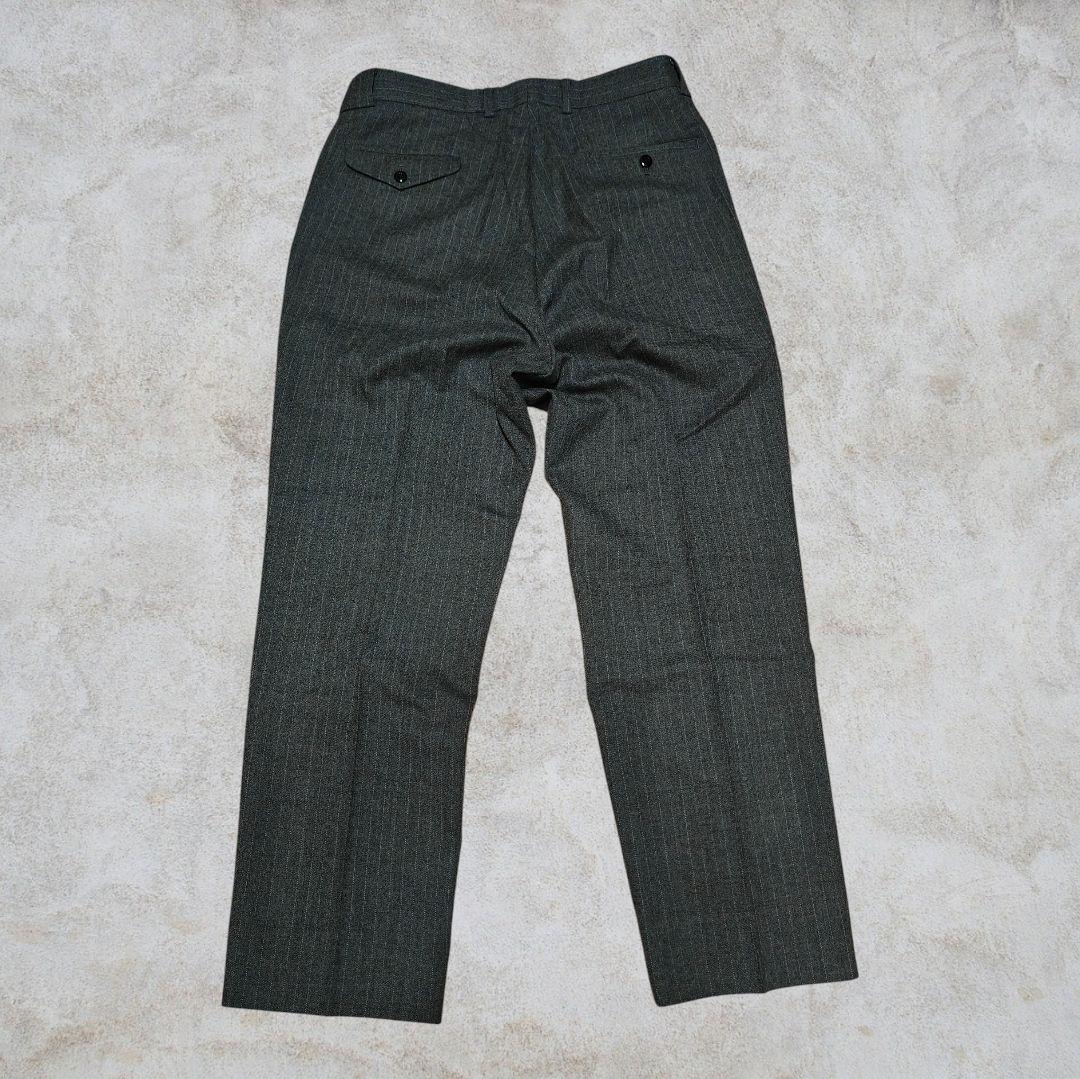 パンツ anytee Officer Pants Flannel Stripe M