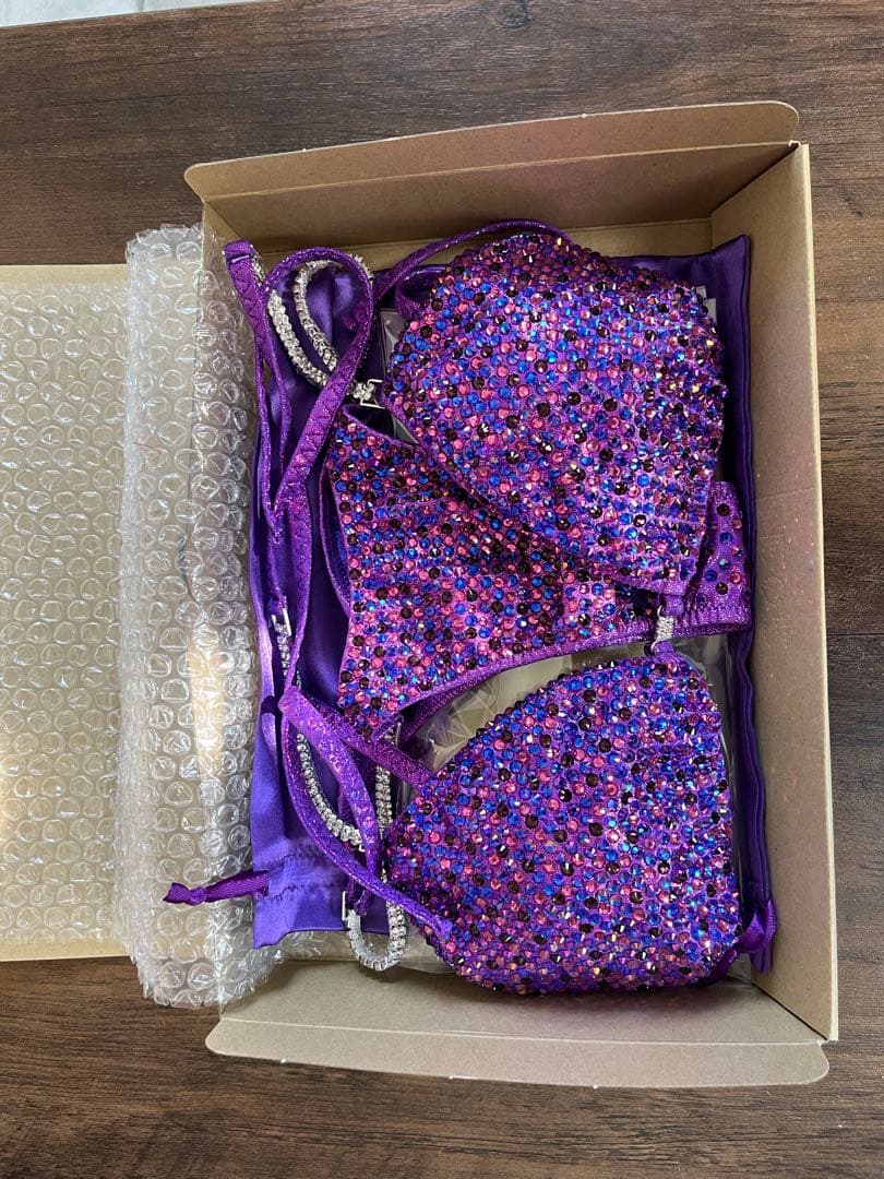 【SANIさん専用】コンテストビキニ紫　S.QUEENSbikini