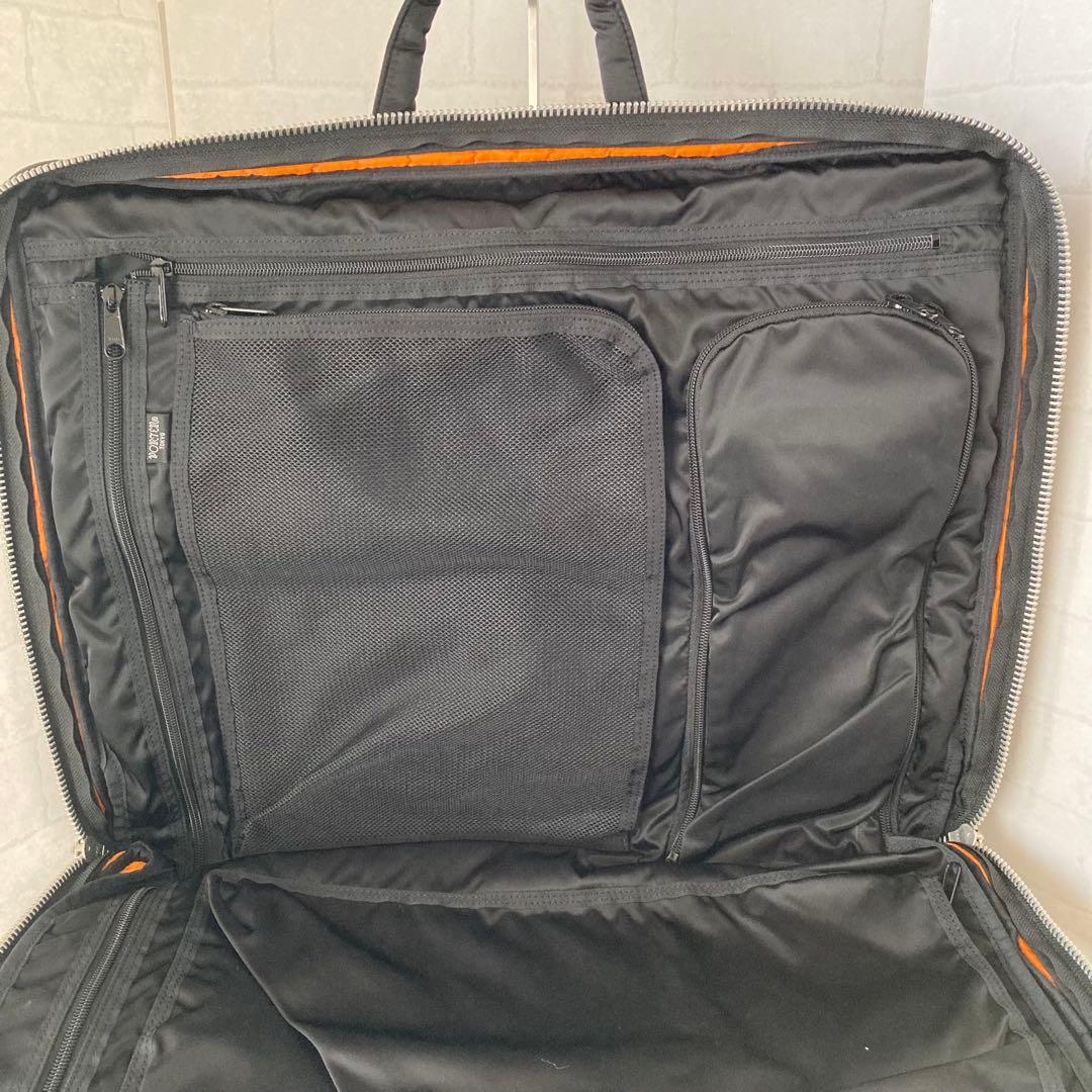 未使用級 完売品 ポーター タンカー 2way ガーメントバッグ ブラック