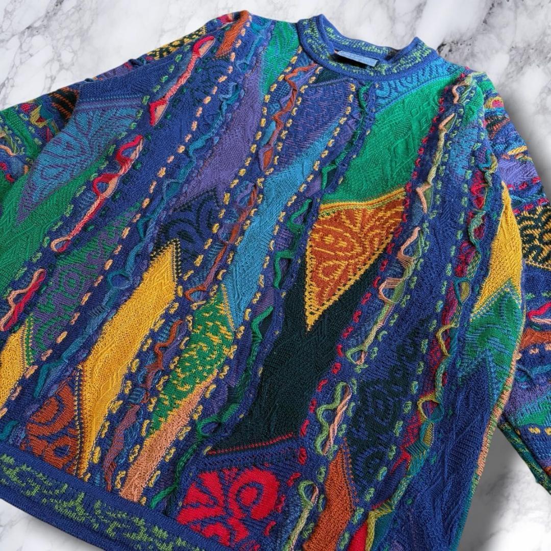 美品　90s COOGI 3D knit vintage SS