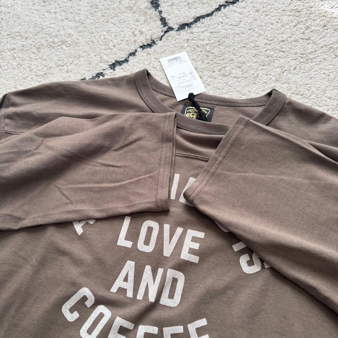 タグ付未使用　HUG O WAR 妄想カフェ　ブラウン　クロスアンドクロス