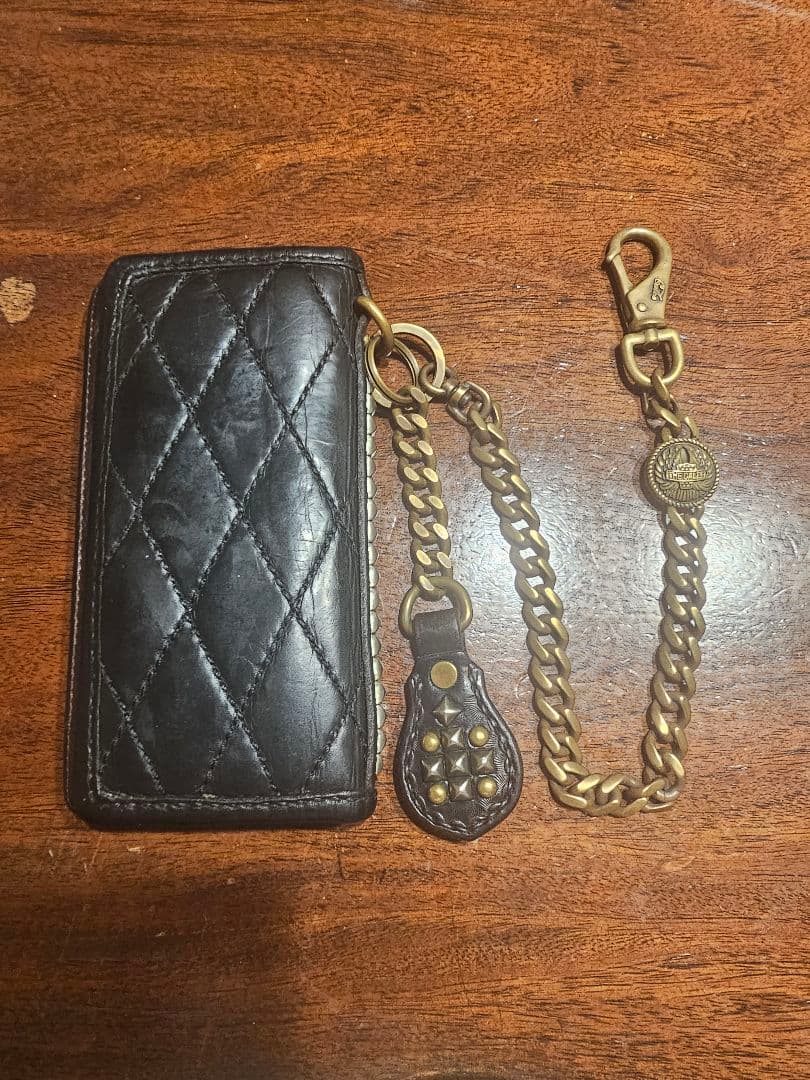 キャリー　CALEE　ウォレット・ウォレットチェーン・キーホルダー３点セット