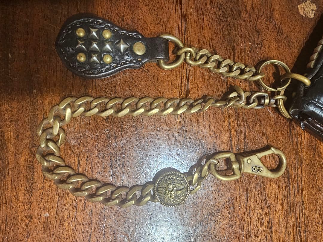 キャリー　CALEE　ウォレット・ウォレットチェーン・キーホルダー３点セット