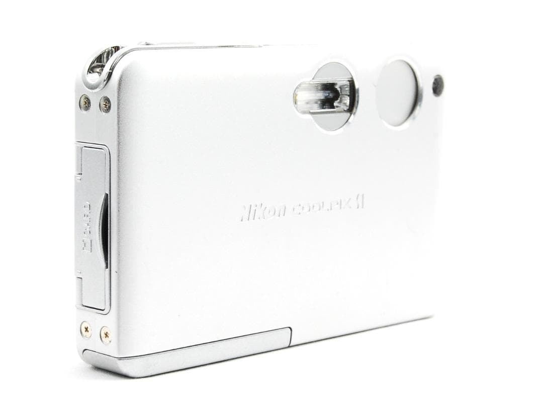 【美品/動作確認済】Nikon CoolPix S1シルバー バッテリー充電器付