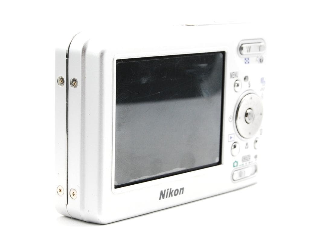 【美品/動作確認済】Nikon CoolPix S1シルバー バッテリー充電器付