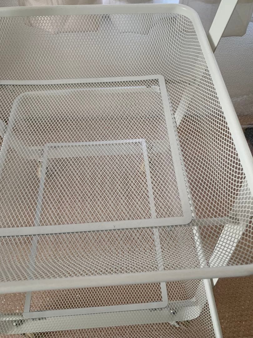 IKEA　イケア　RISATORP リーサトルプ ワゴン　ホワイト　白