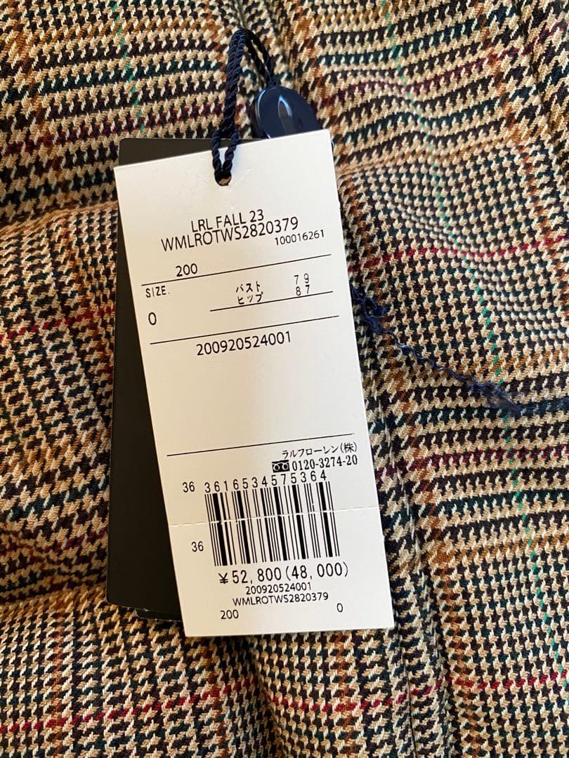 最終価格Lauren Ralph Lauren グレンチェックダウンベスト