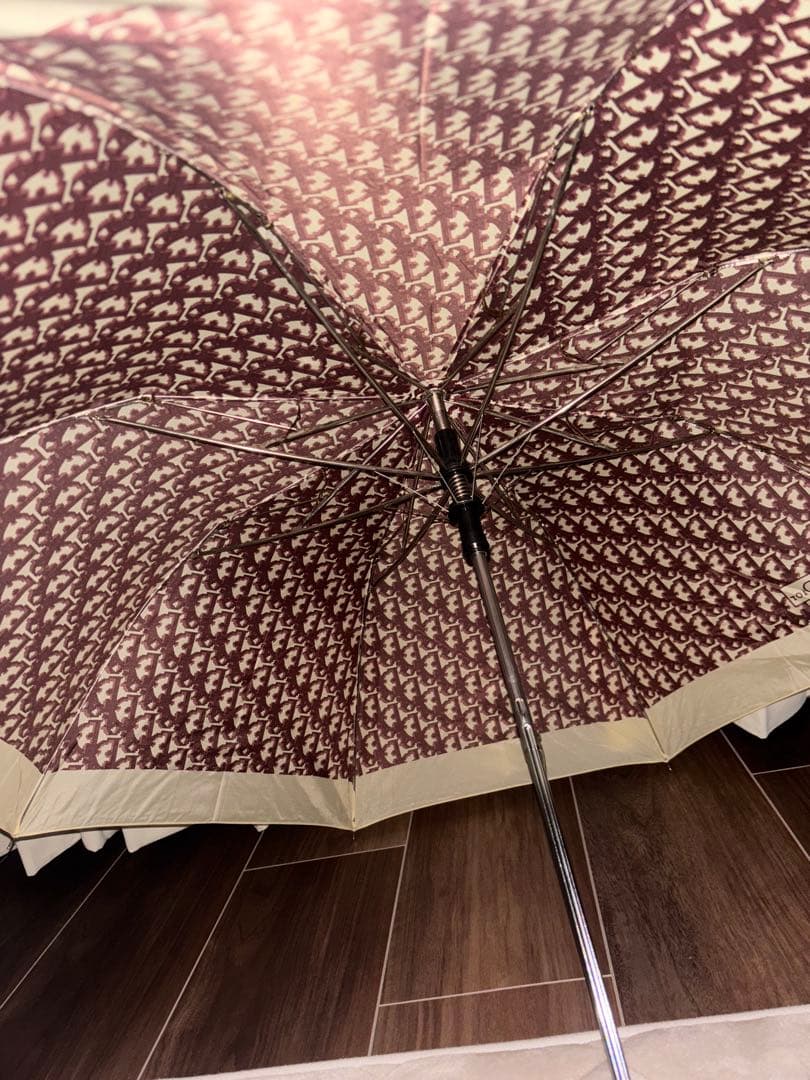 Diorプリント 折りたたみ傘