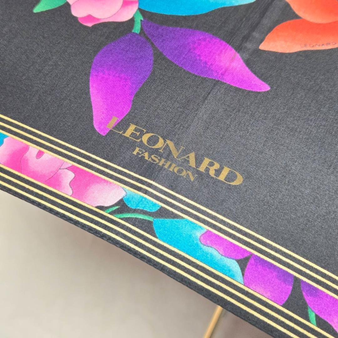 LEONARD レオナール 傘 花柄 大判108cm 晴雨兼用 レディース