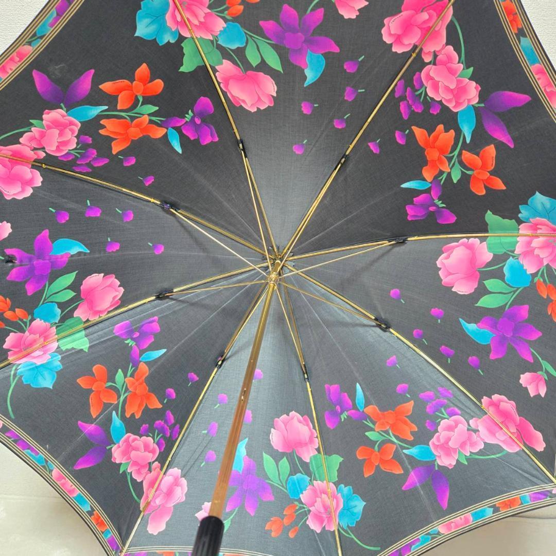 LEONARD レオナール 傘 花柄 大判108cm 晴雨兼用 レディース