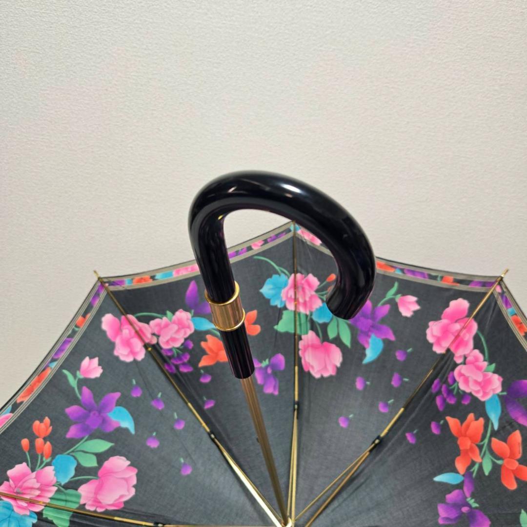 LEONARD レオナール 傘 花柄 大判108cm 晴雨兼用 レディース