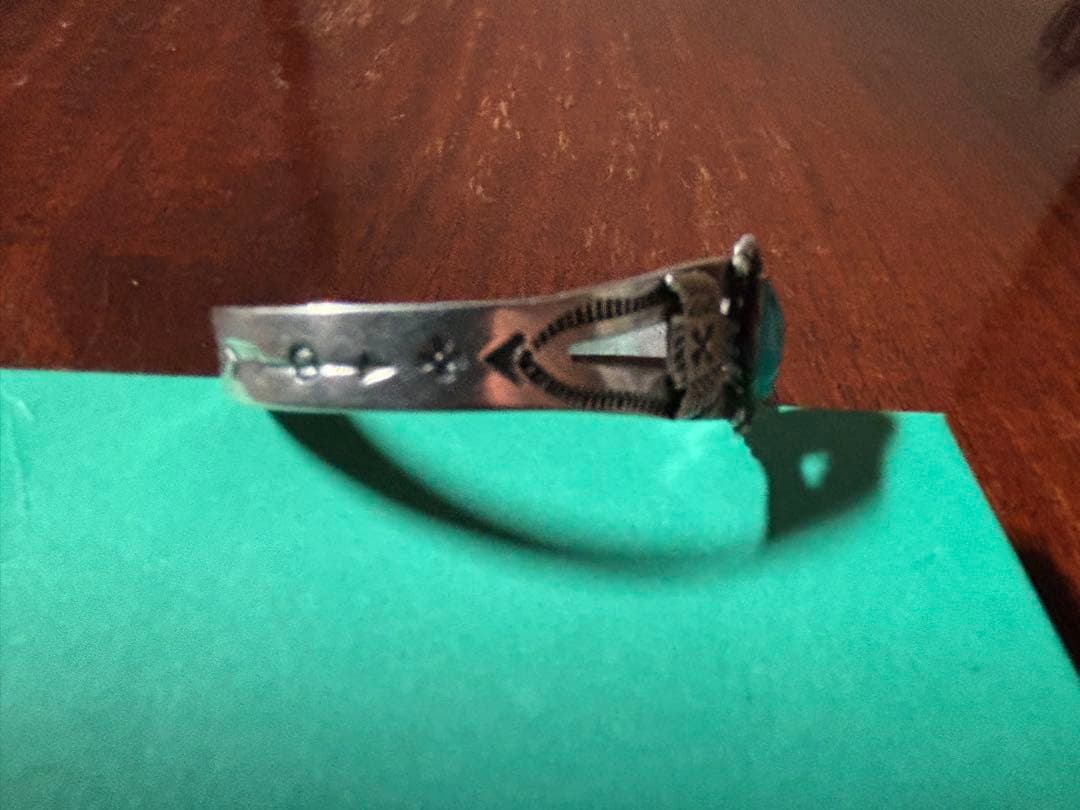 フレッドバービーシルバーバングル　navajo レディース