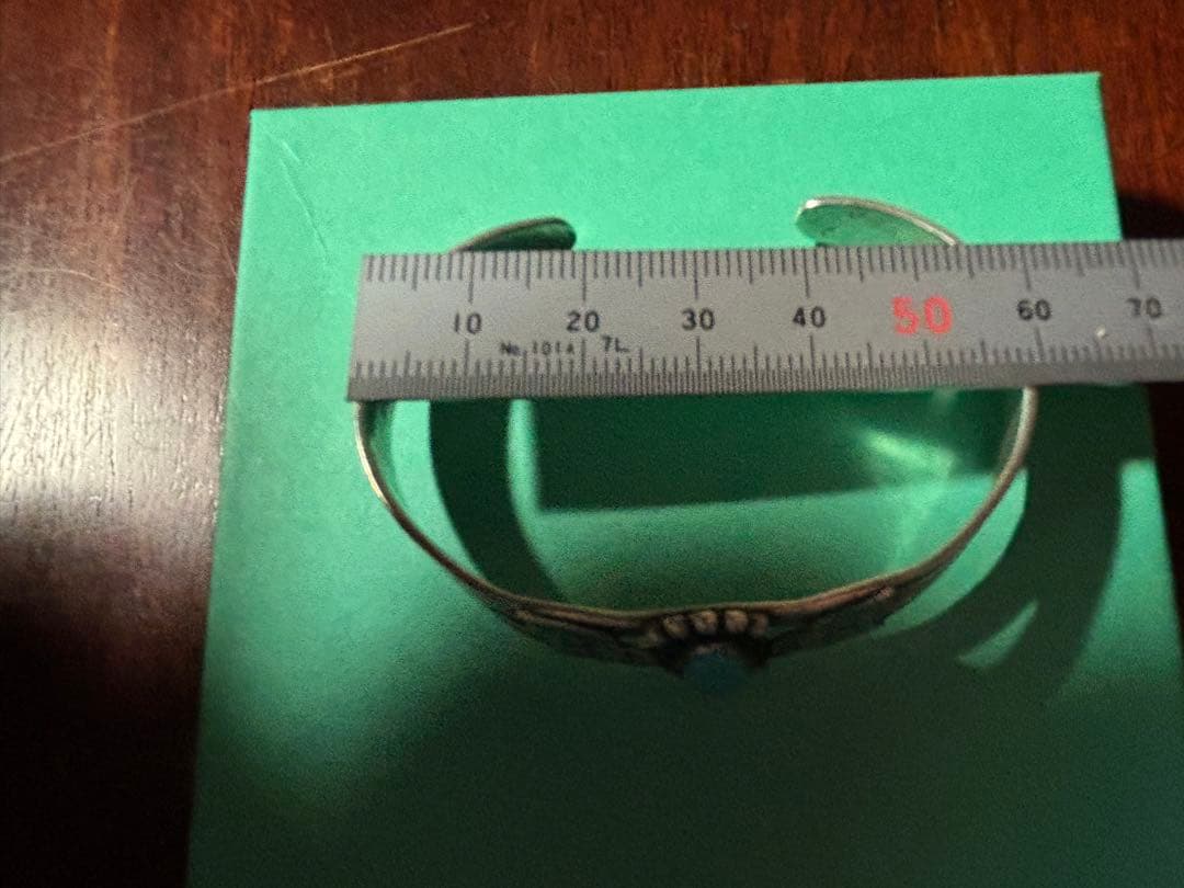 フレッドバービーシルバーバングル　navajo レディース