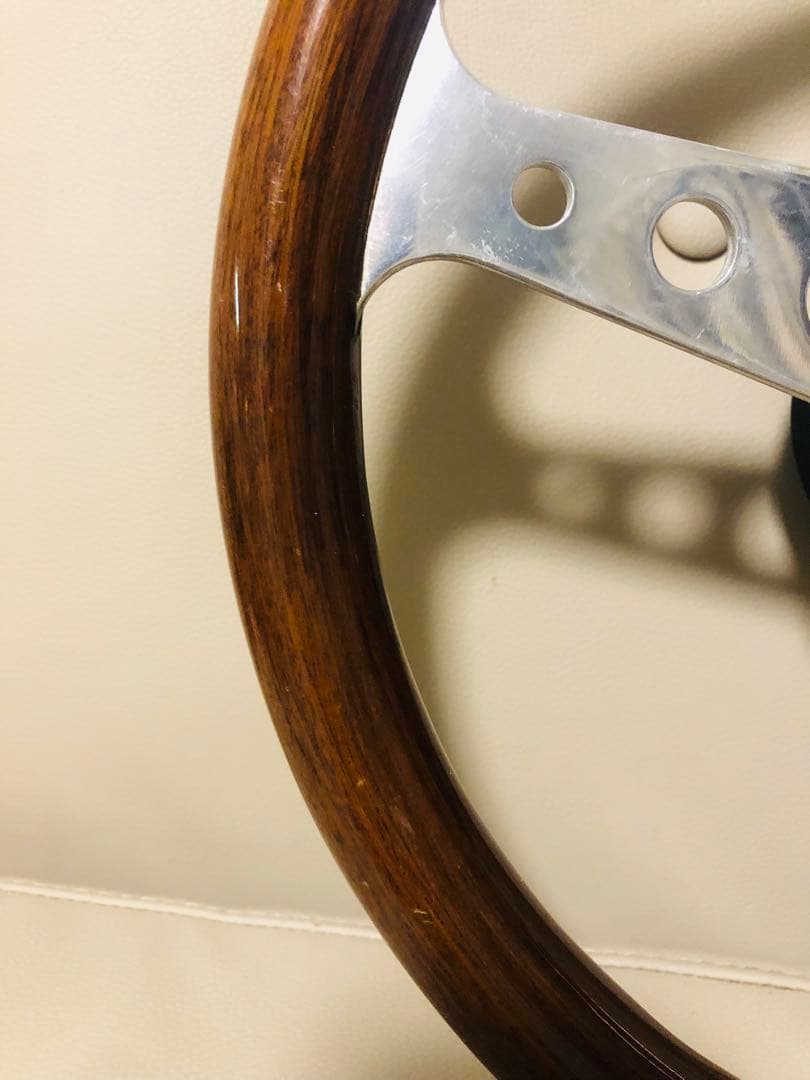 【送料込み】希少　MOMO ウッド ステアリング INDY モモ　ハンドル