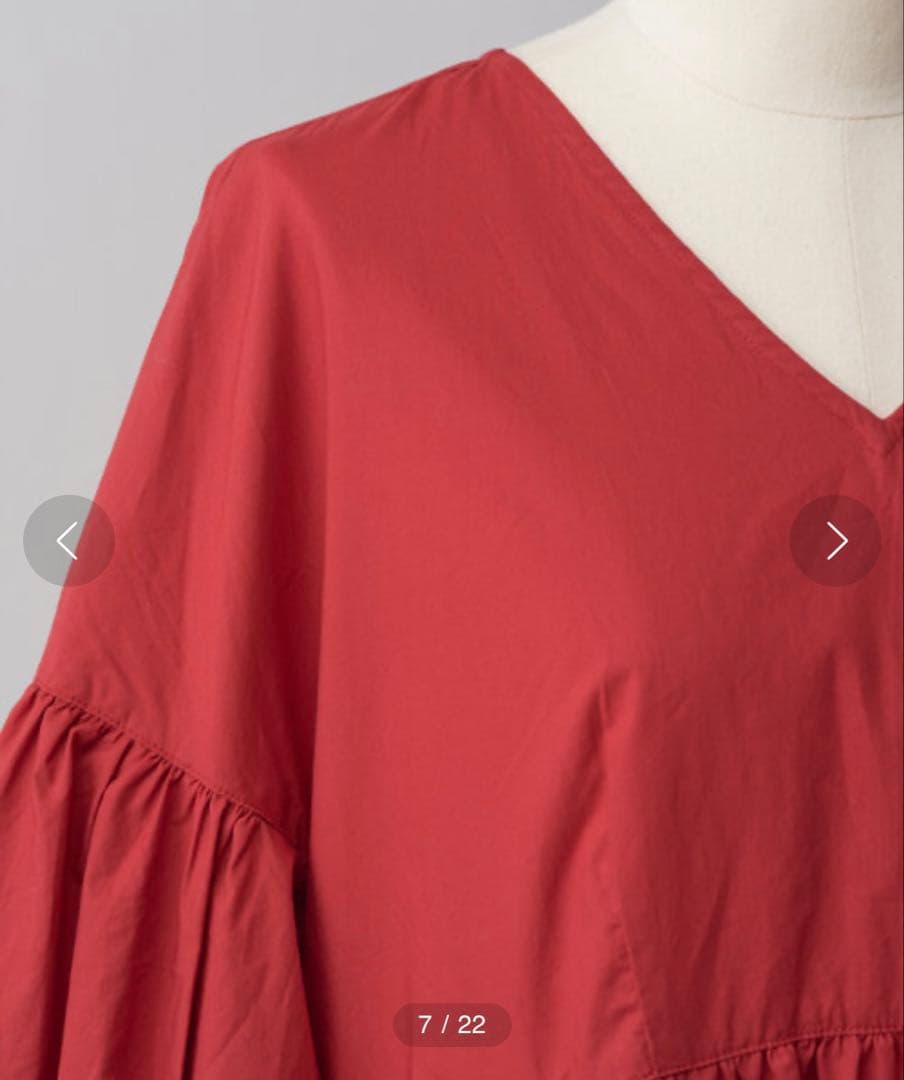 【着用数回】BEARDSLEY レッド　ワンピース